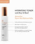 Hydrating Toner with Rose and Basil